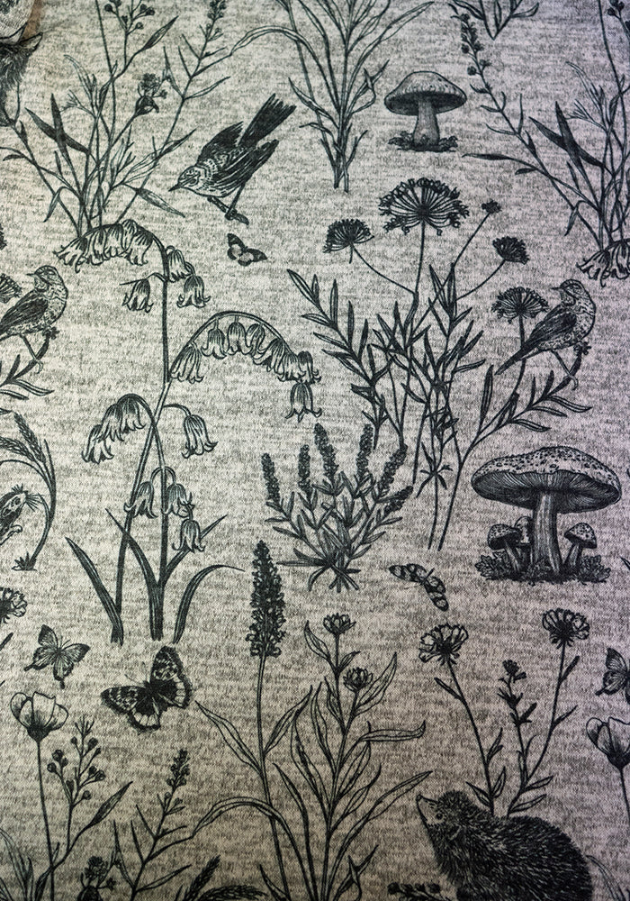Second angle of Netta Wildlife Print Midi Dress