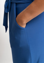 Nico Cobalt Blue Culotte Leg Jumpsuit