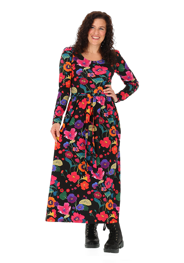 Nomi Trailing Floral Print Midaxi Dress