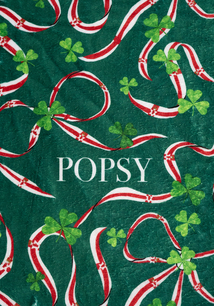 Second angle of Northern Ireland Print Plush Throw Blanket (Pop-Under)