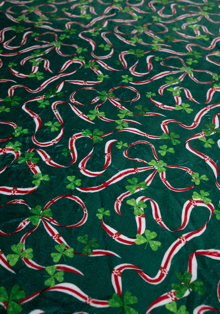 Eighth angle of Northern Ireland Print Plush Throw Blanket (Pop-Under)
