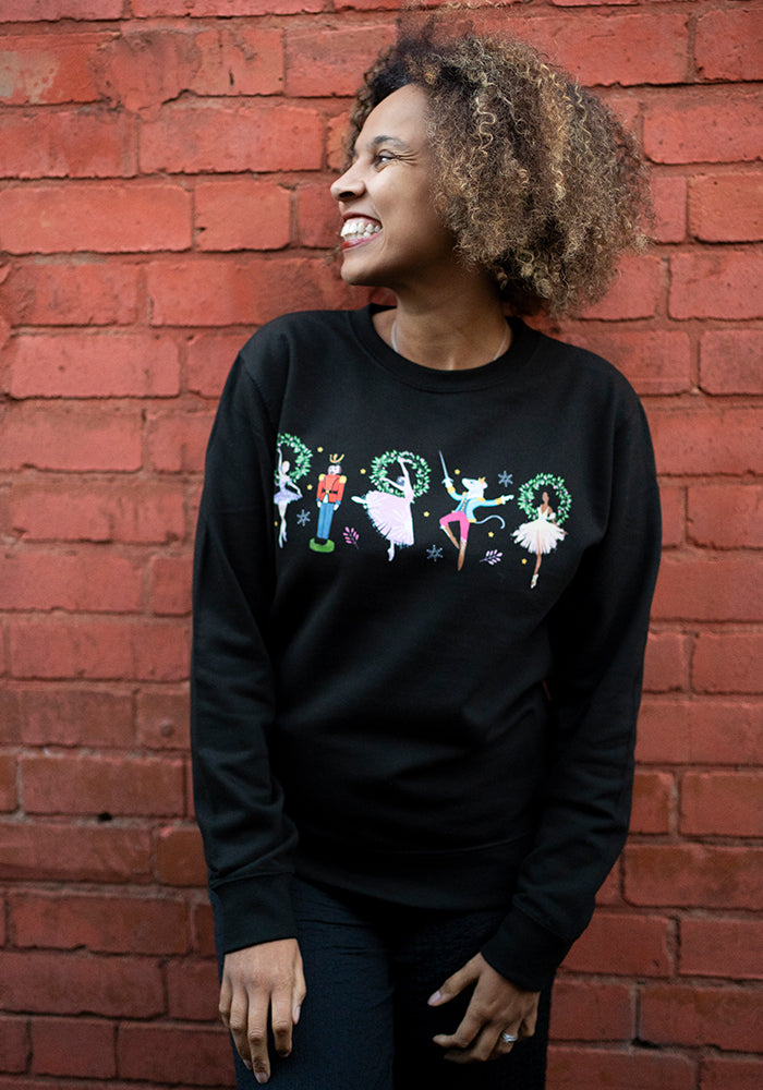 Nutcracker Print Sweatshirt