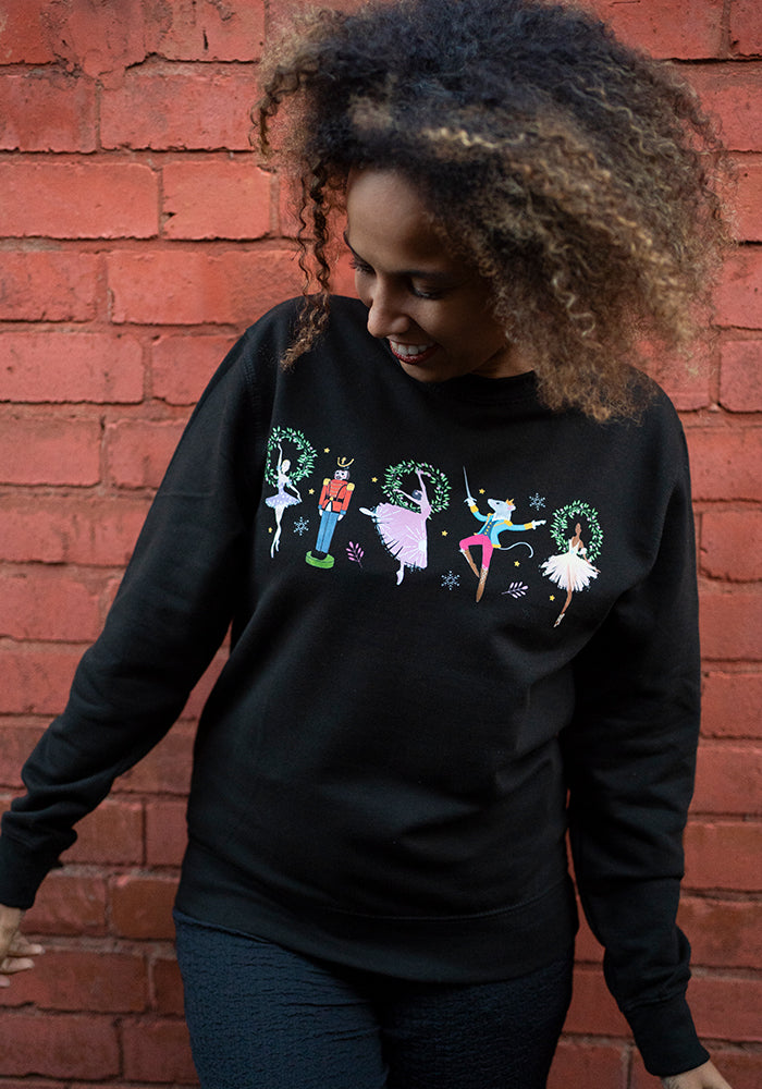Nutcracker Print Sweatshirt