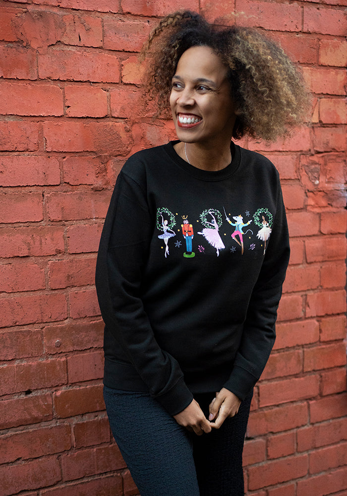 Nutcracker Print Sweatshirt