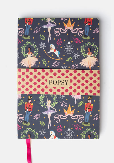 Popsy Ballerina Nutcracker Print Notebook