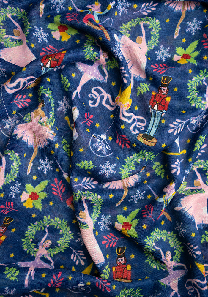 Nutcracker Print Popsy Scarf