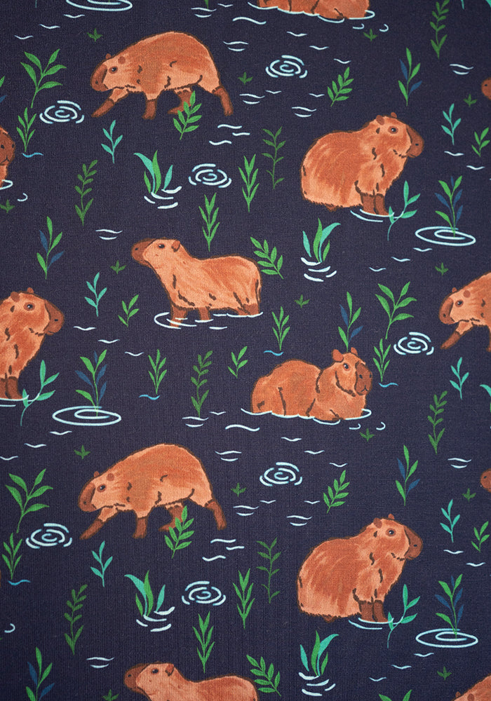 Nylah Capybara Print Dress