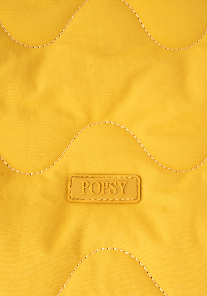 Ochre Quilted Shoulder Popsy Bag