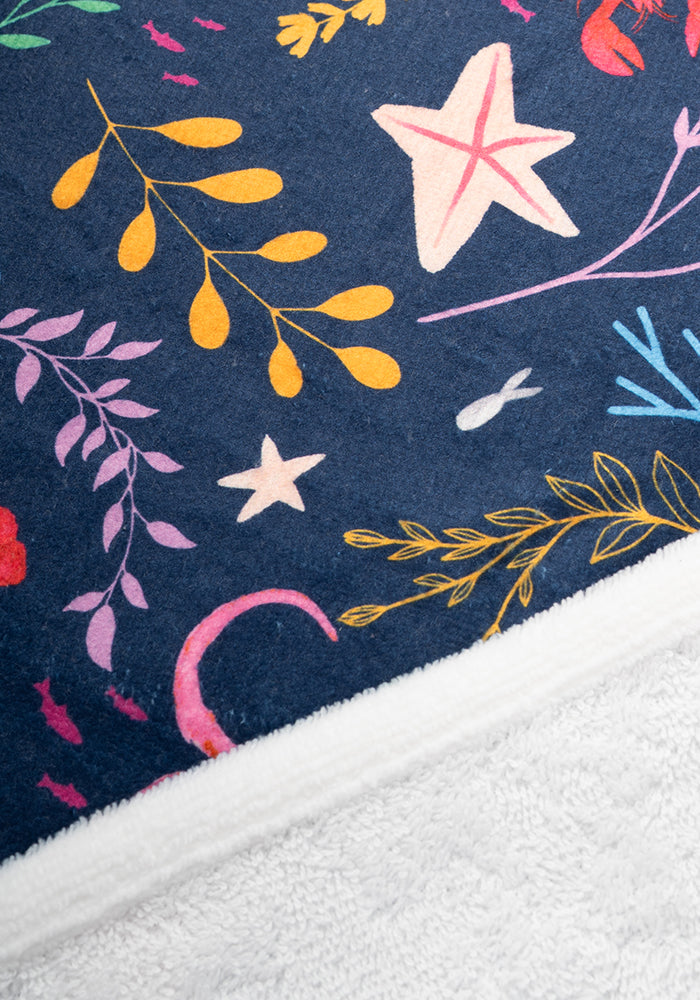 Fourth angle of Octopus Print Hand Towel