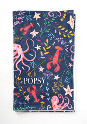 Octopus Print Hand Towel