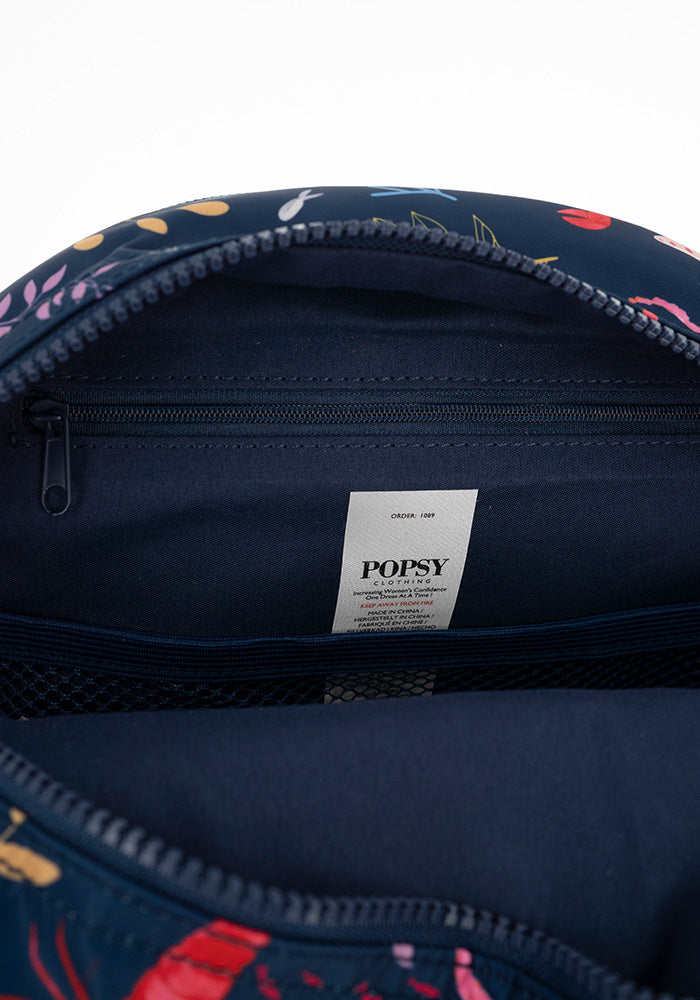 Sixth angle of Octopus Print Mini Backpack