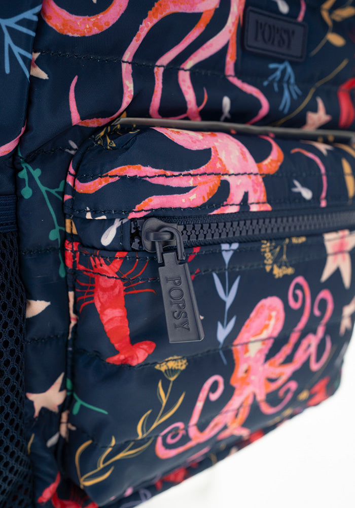 Fourth angle of Octopus Print Mini Backpack