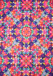 Oona Kaleidoscope Print Midi Dress