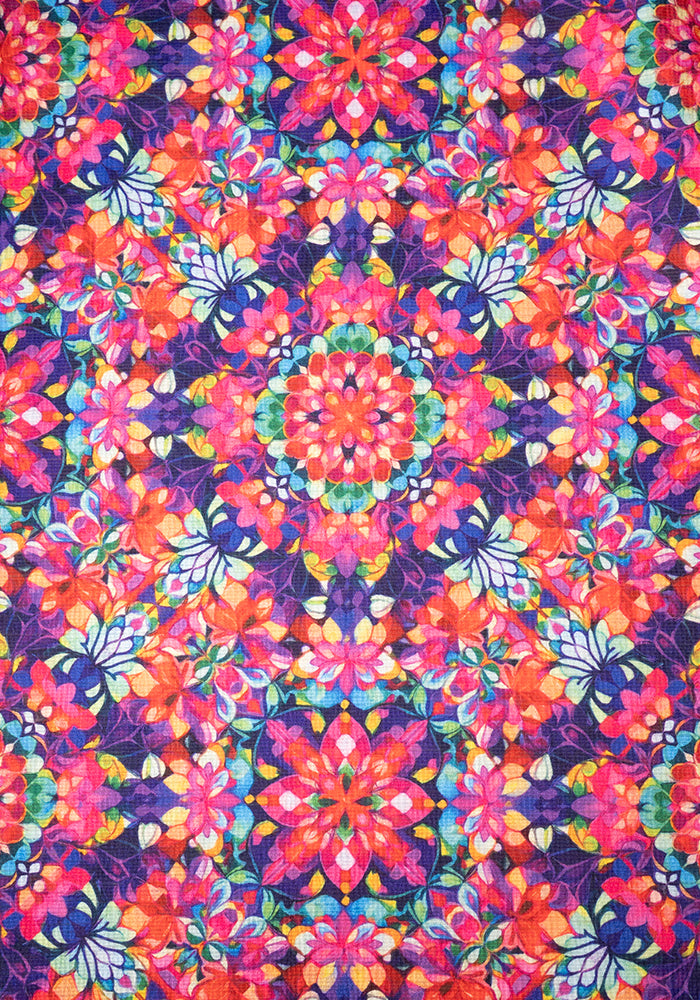 Oona Kaleidoscope Print Midi Dress