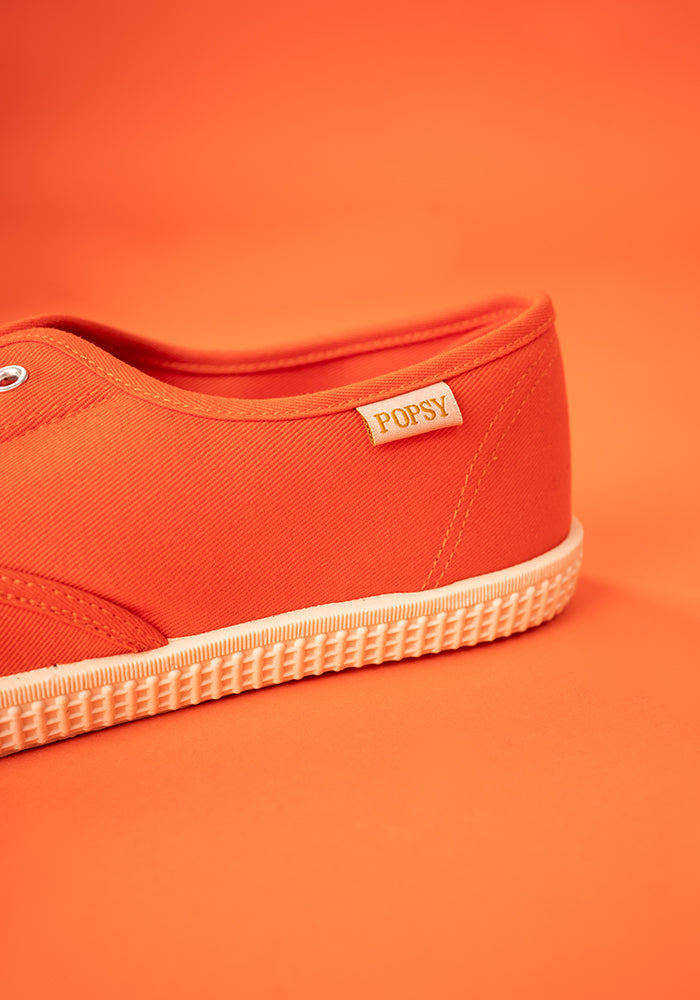 Orange Slip On Plimsole