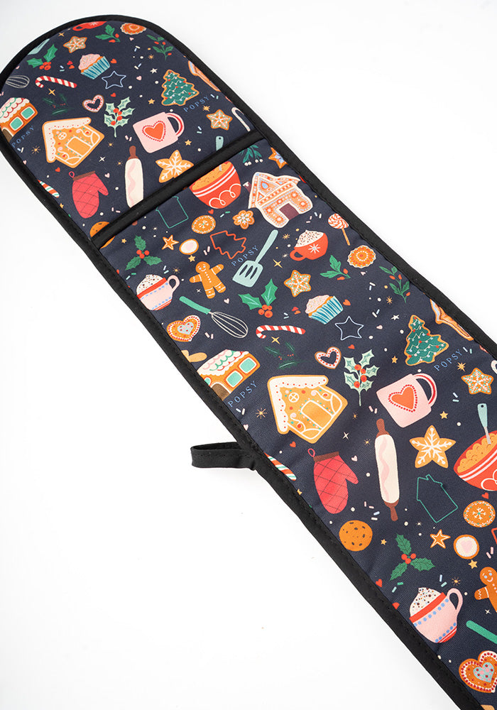 Second angle of Baking Print Oven Glove
