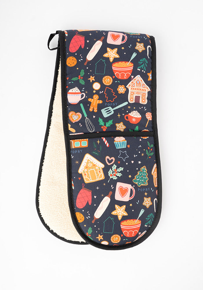 Third angle of Baking Print Oven Glove