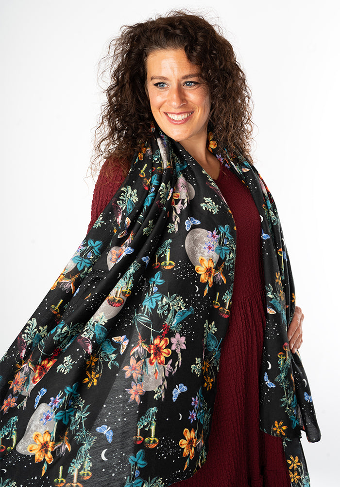 Ninth angle of Owena Wine 2 Tiered Dress