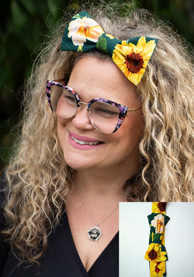 Popsy Print Bow Headband