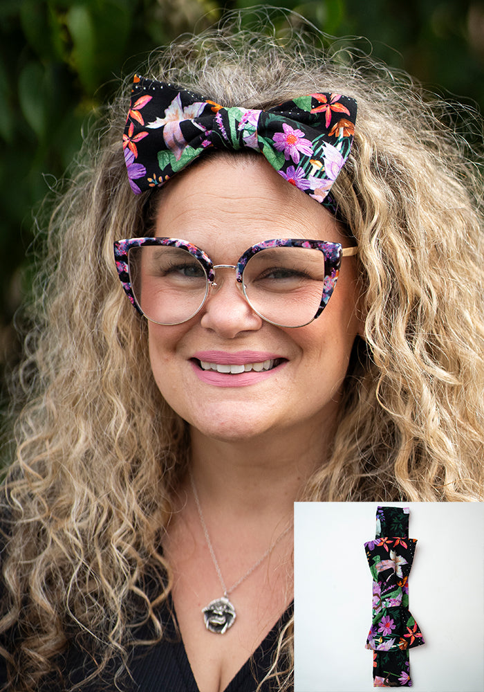 Popsy Print Bow Headband