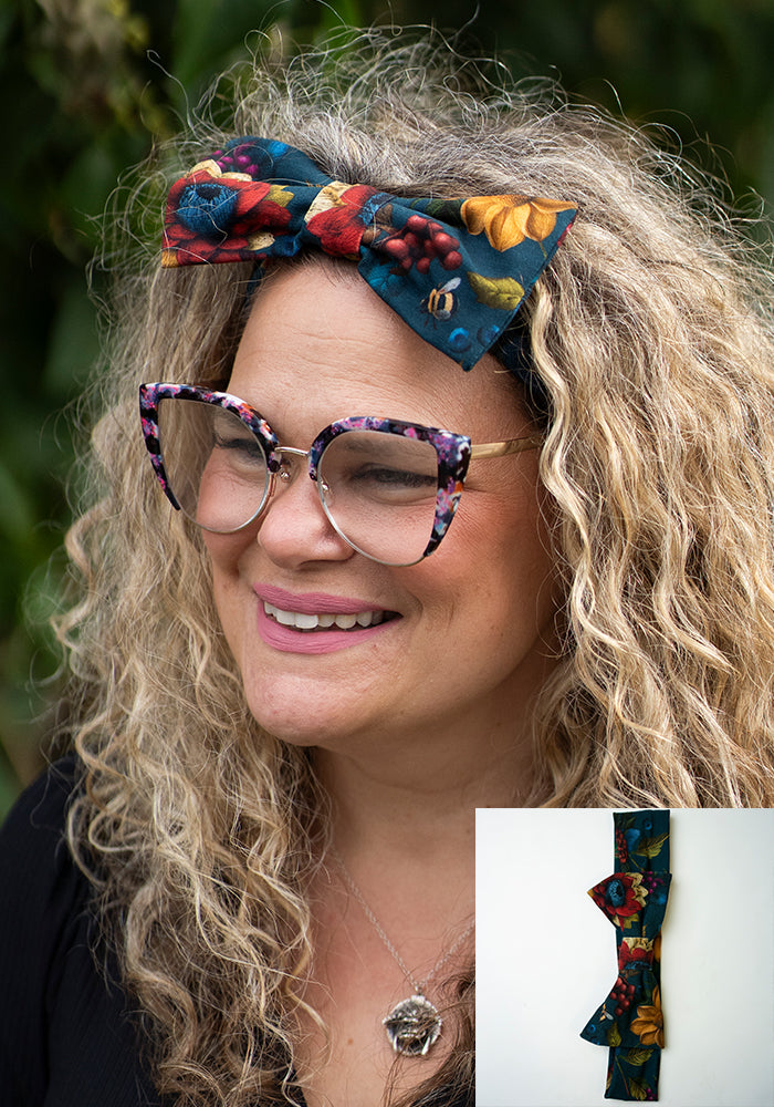 Popsy Print Bow Headband