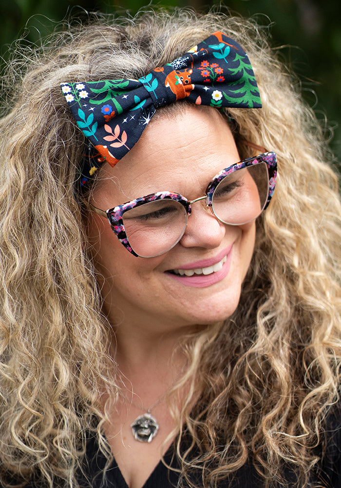Popsy Print Bow Headband