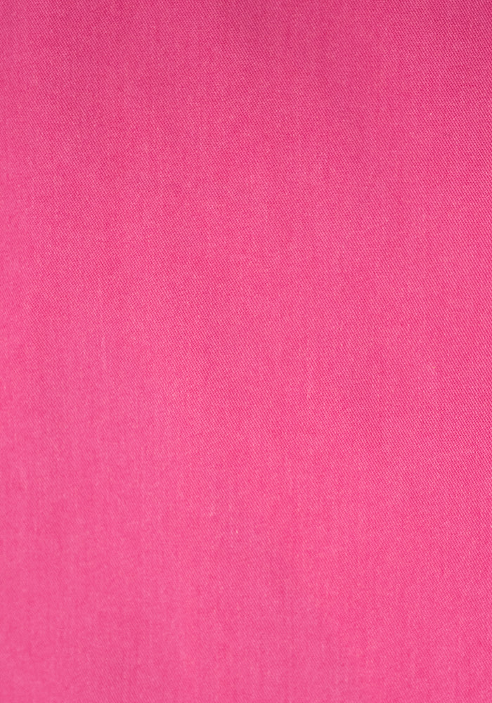 Second angle of Shiri Pink Denim Chambray A Line Above Knee Dress