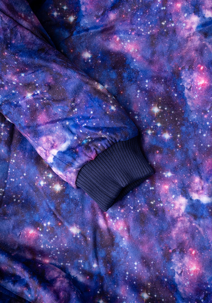 Popsy Pop-On Oversize Galaxy Print Hoodie