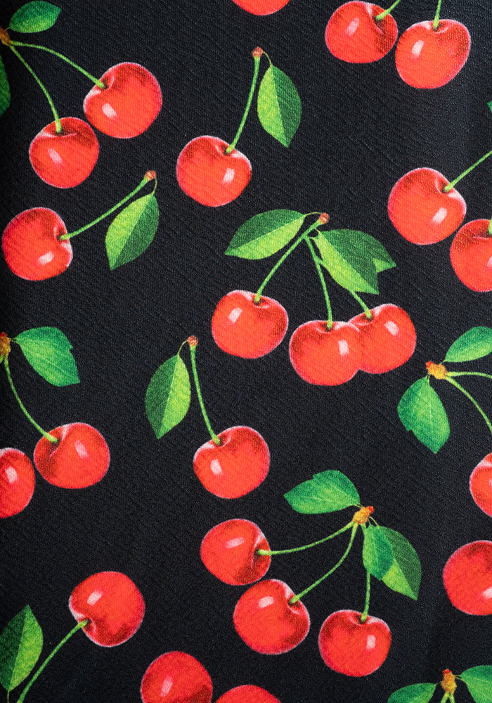 Second angle of Jordan Cherry Print Dungaree