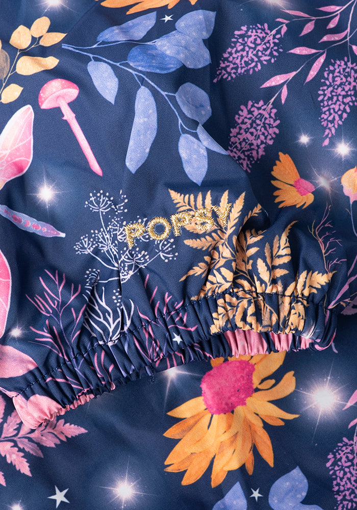 Second angle of Magical Moth Print Popsy Coat