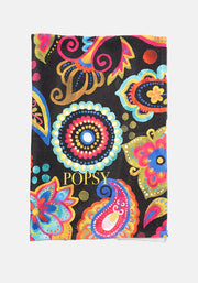 Painted Paisley Print Hand Towel