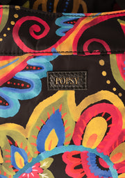 Painted Paisley Print Beach Bag