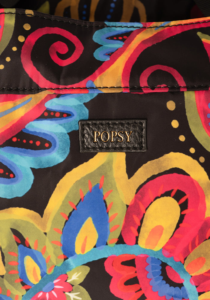 Painted Paisley Print Beach Bag