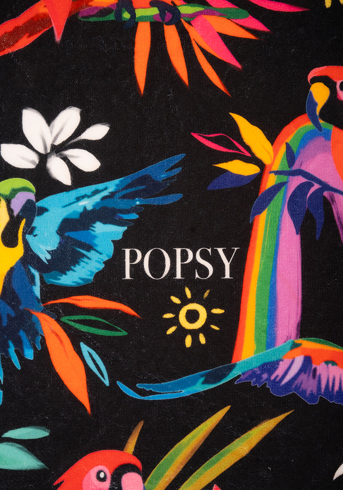 Parrot Paradise Print Towel