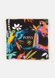 Parrot Paradise Print Towel
