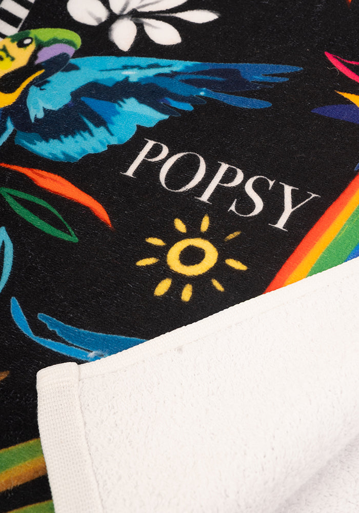 Parrot Paradise Print Towel