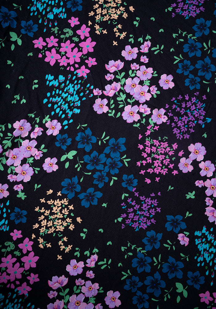 Peg Floral Patchwork Print Cotton Dress