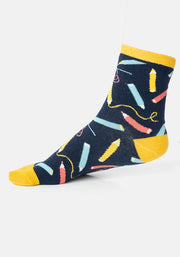 3 Pack Pages, Rainbow & Pencil Knit Socks