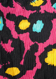 Every Pink Animal Print Woven Tiered Hem Popsy Dress
