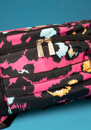 Pink Animal Print Cabin Bag