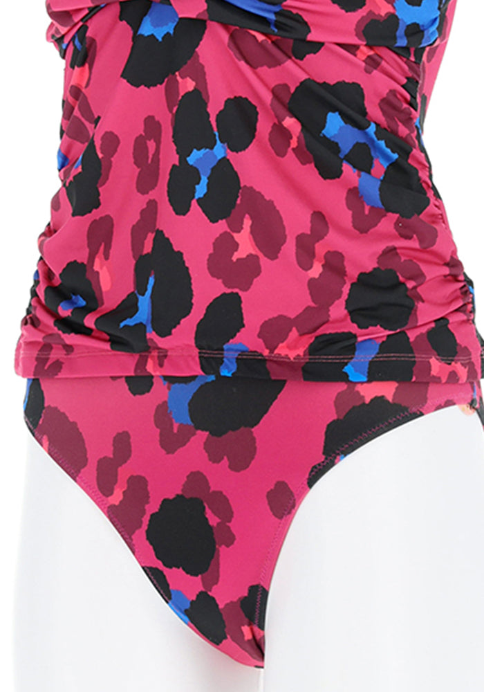 Second angle of Large Scale Pink Swim Briefs (Mid Rise)