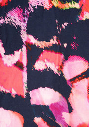 Zelena Abstract Butterfly Wing Print Cotton Playsuit