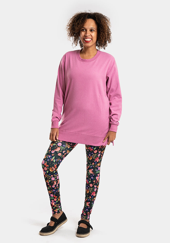 Pink Longline Popsy Sweatshirt