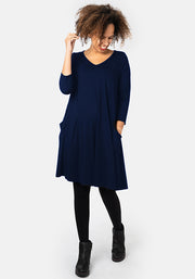 Pippa Navy A-Line Tunic