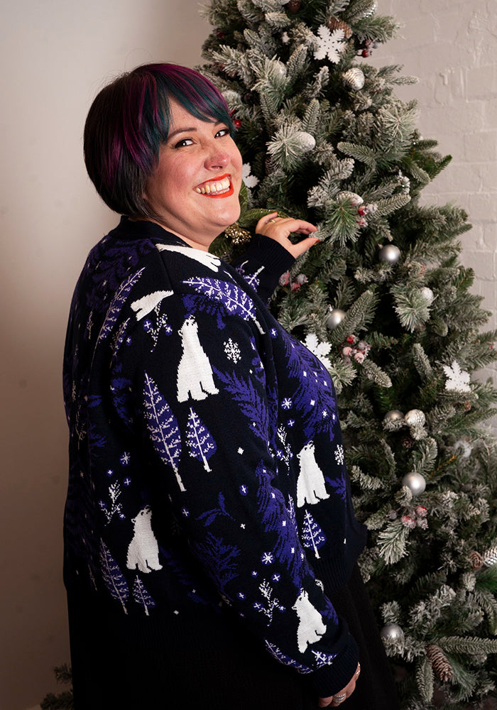 Polar Bear Knit Cardigan