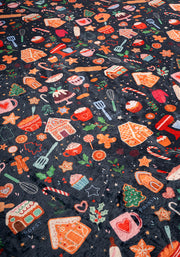 Pop-under Baking Print Plush Blanket