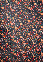 Pop-under Baking Print Plush Blanket