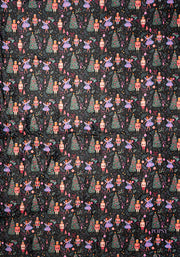 Pop-under Ballerina & Nutcracker Print Plush Blanket