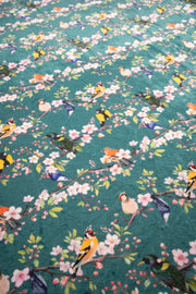 Pop-under Blossom Bird Print Plush Blanket