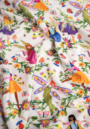 Pop-under Dancing Fairies Print Plush Blanket